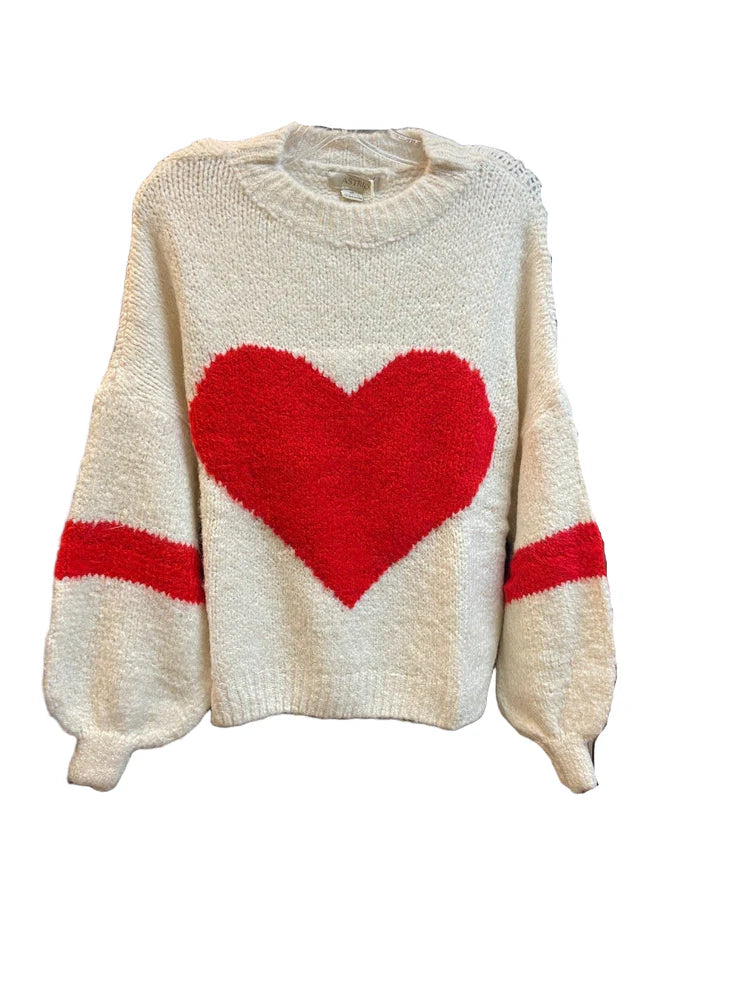 ASTRID-HEART SWEATER