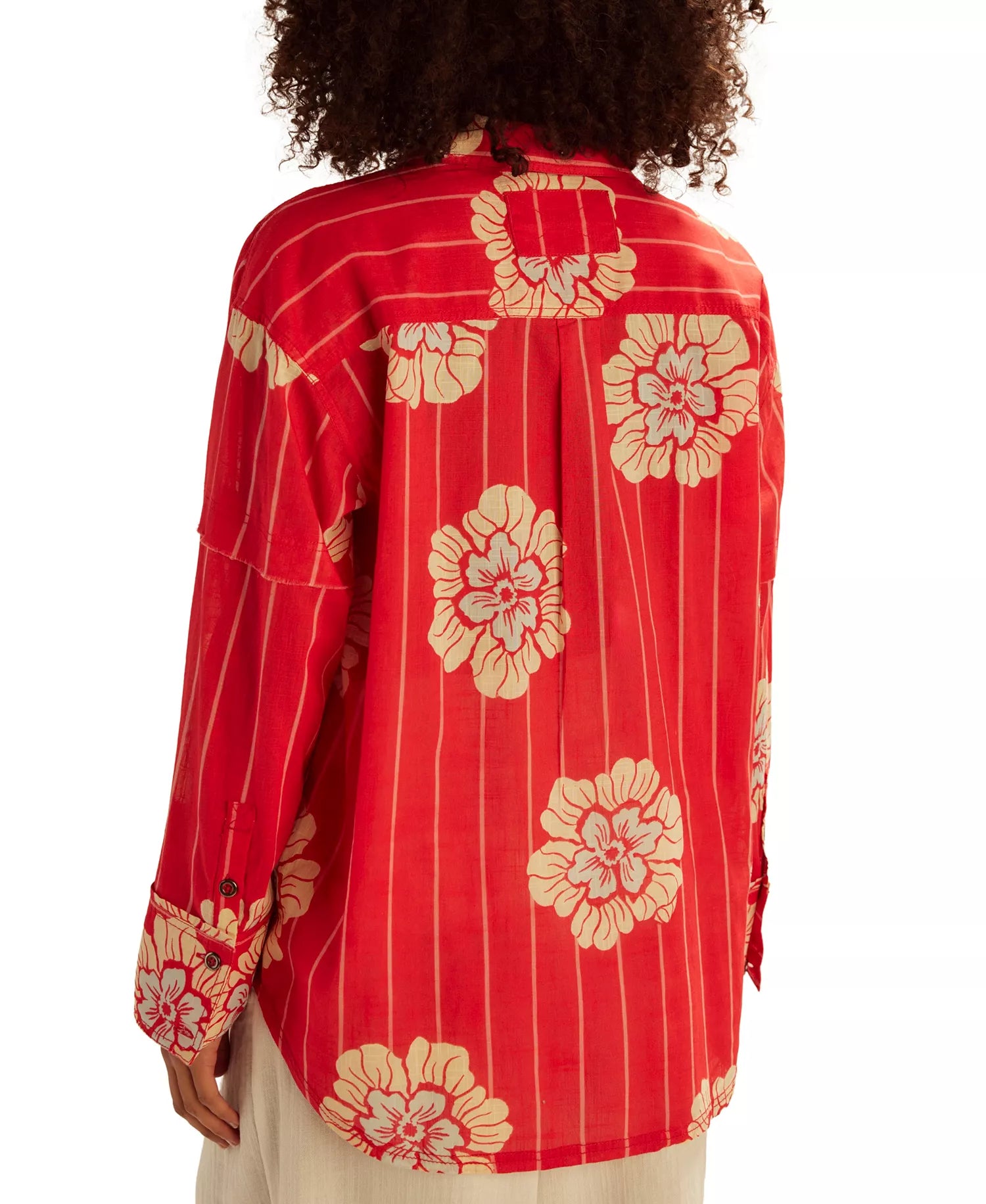 "FREE PEOPLE"- HIDDEN FLOWERS SHIRT
