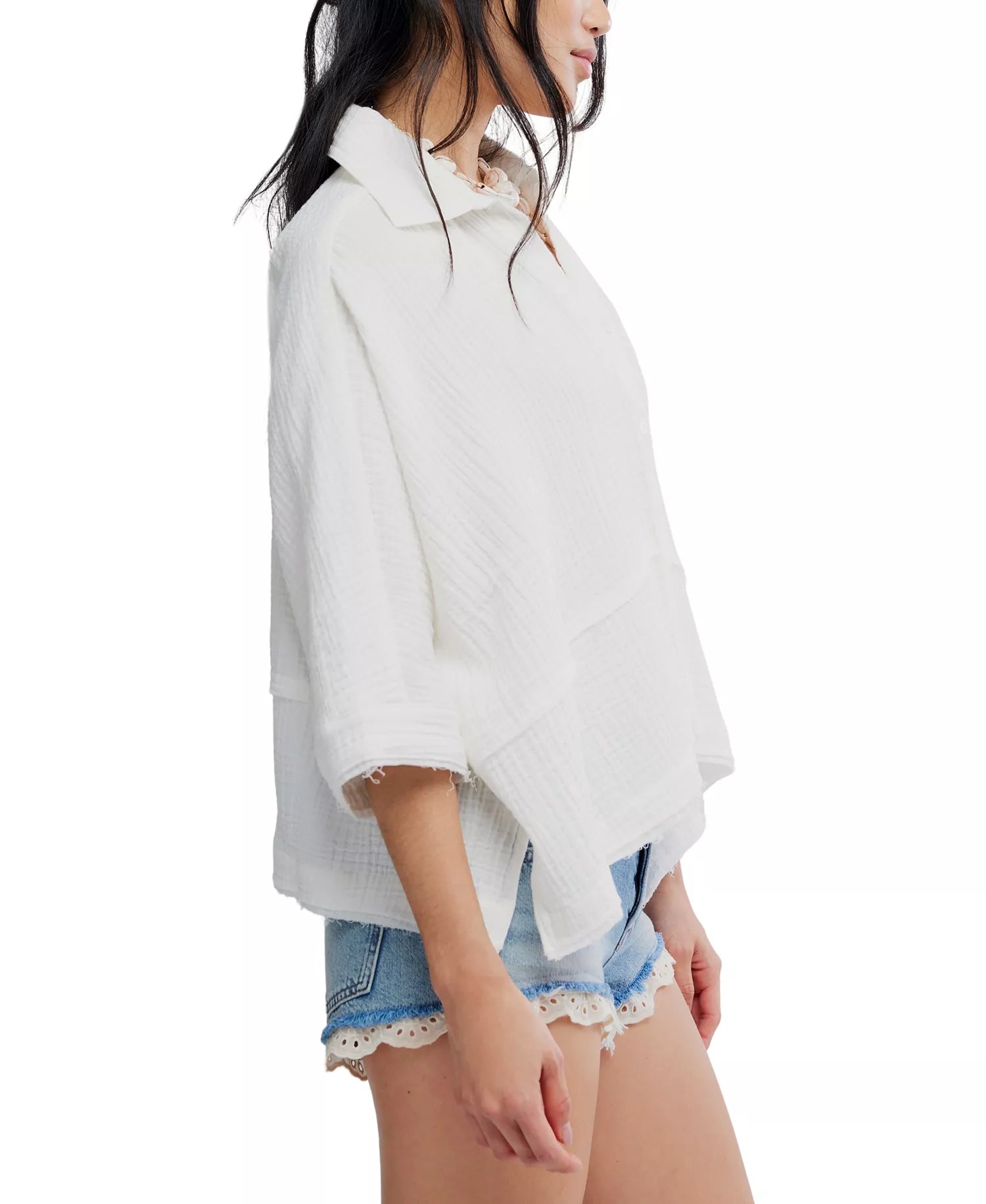 FREE PEOPLE-"HAPPY DAYS" SHIRT