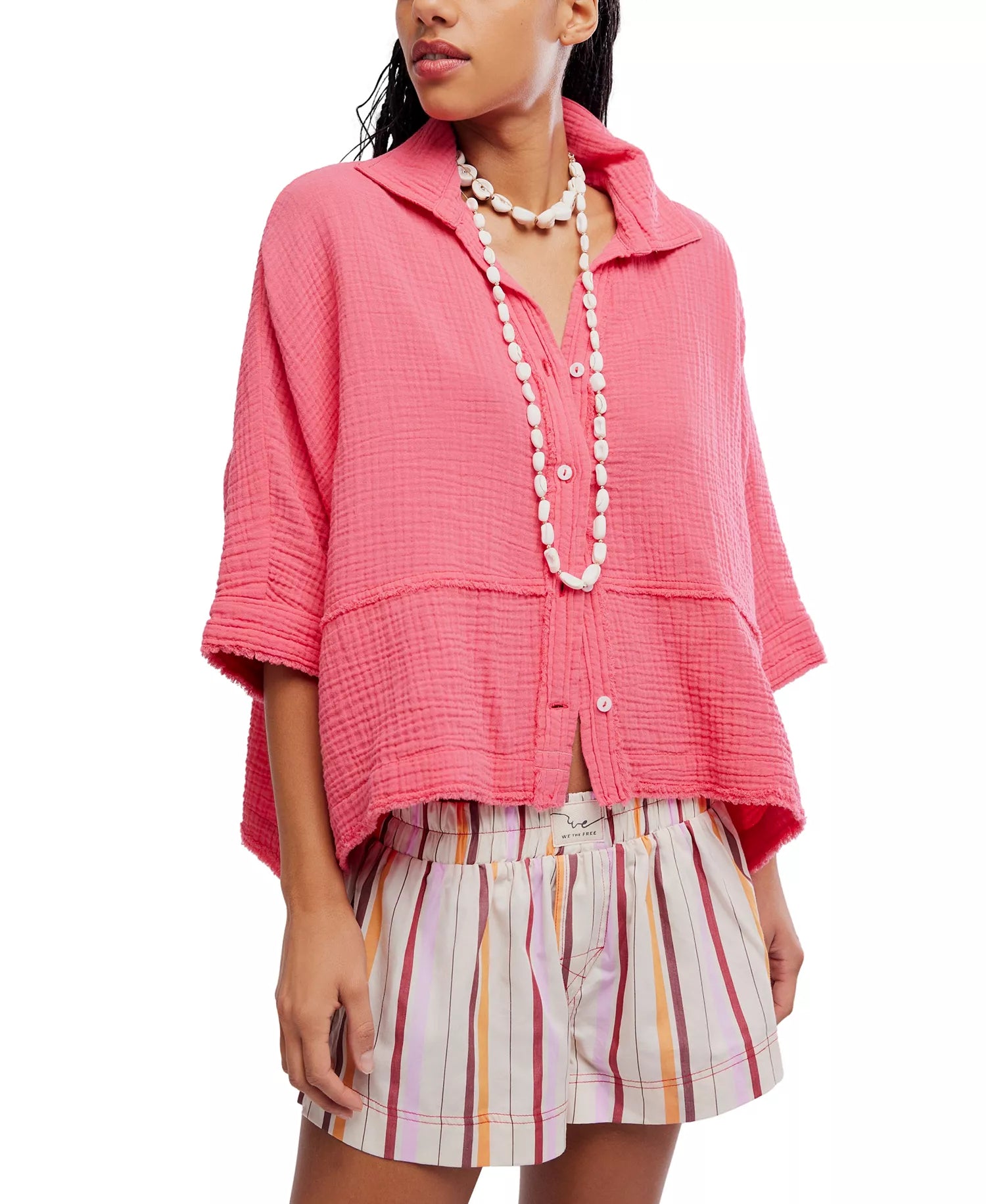 FREE PEOPLE-"HAPPY DAYS" SHIRT