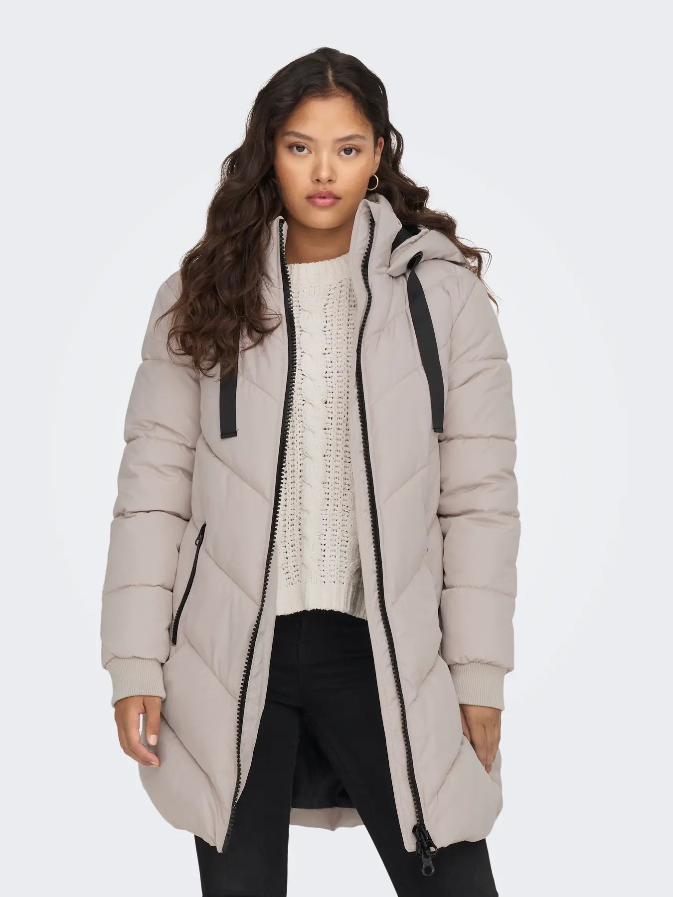 JDY-"SKYLAR LIFE" HOODED COAT