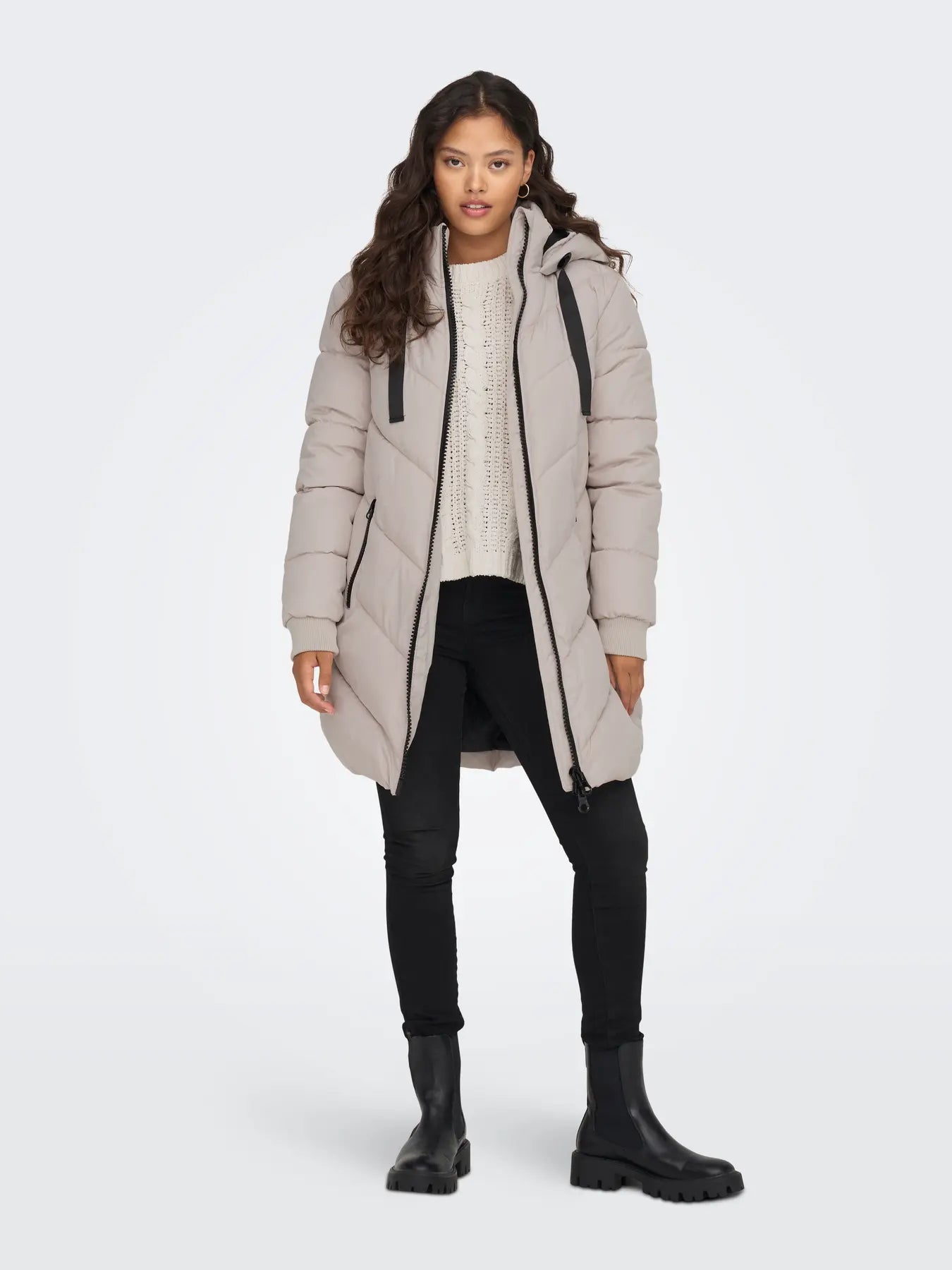 JDY-"SKYLAR LIFE" HOODED COAT