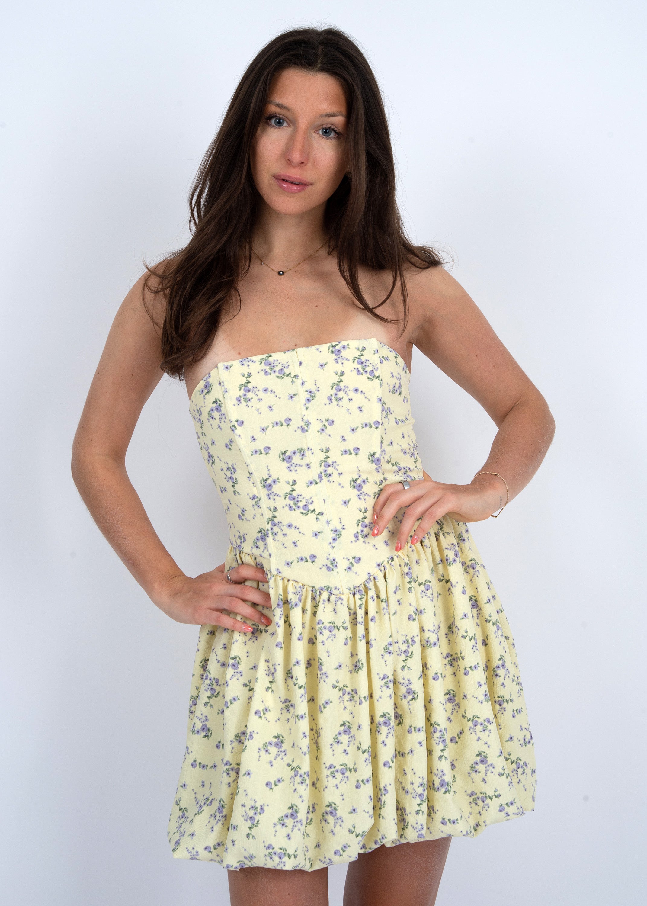 RD-"SANTINA" BUSTIER DRESS