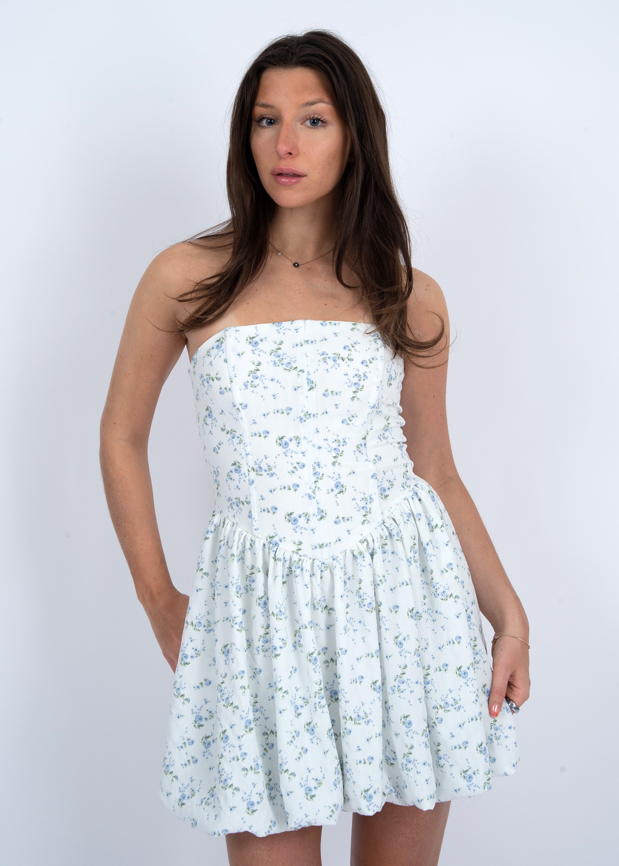 RD-"SANTINA" BUSTIER DRESS