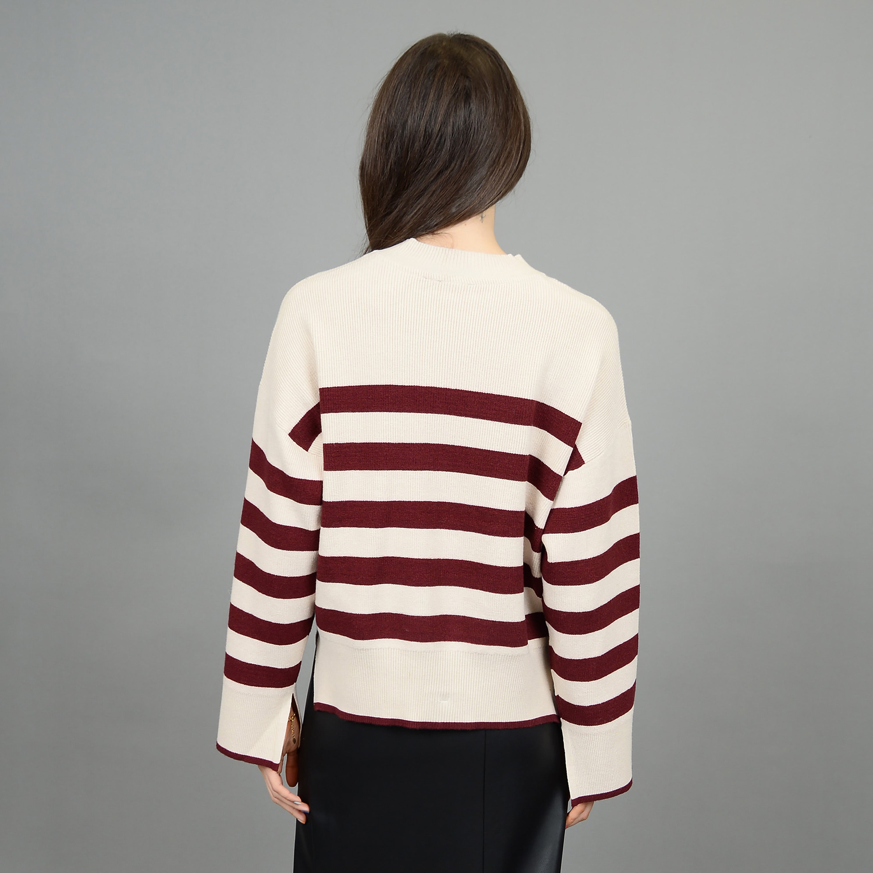 RD-"MAGDA" STRIPE SWEATER