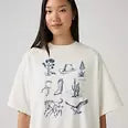 LEVI STRAUSS-"SHORT STACK" TEE