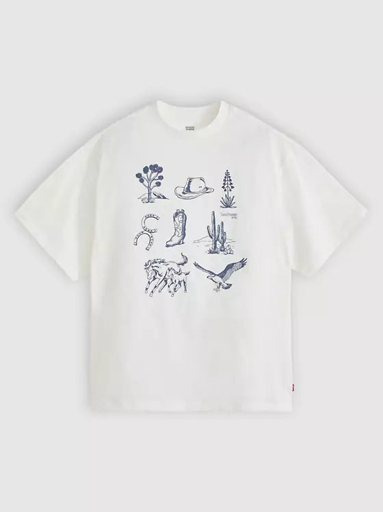 LEVI STRAUSS-"SHORT STACK" TEE