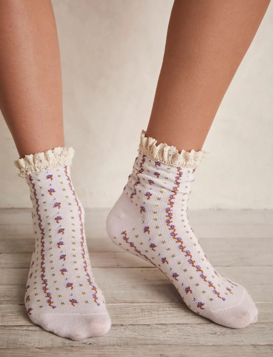 FREE PEOPLE-"ROSEBUD" SOCK