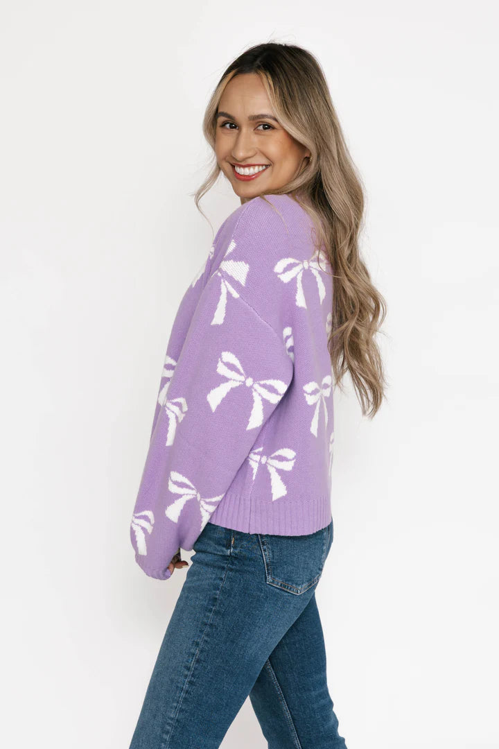 SMASH + TESS-"BOW" CARDIGAN