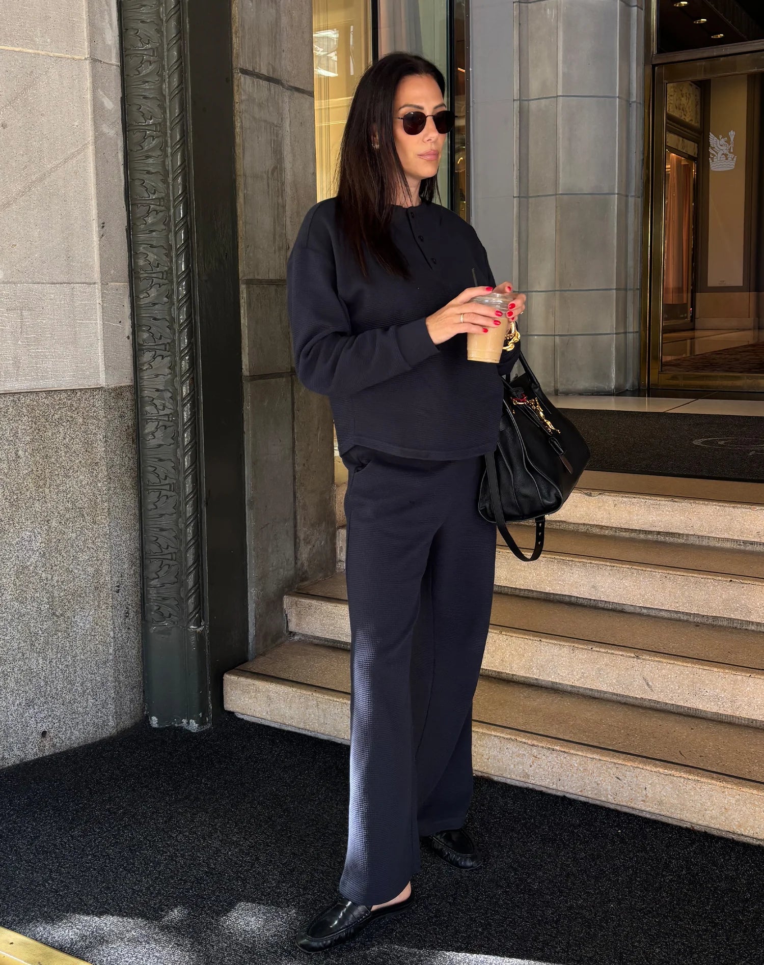 BRUNETTE THE LABEL-WAFFLE PANT