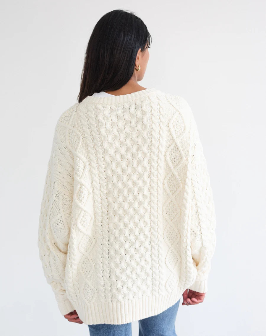 BRUNETTE THE LABEL- IRISH CABLE KNIT