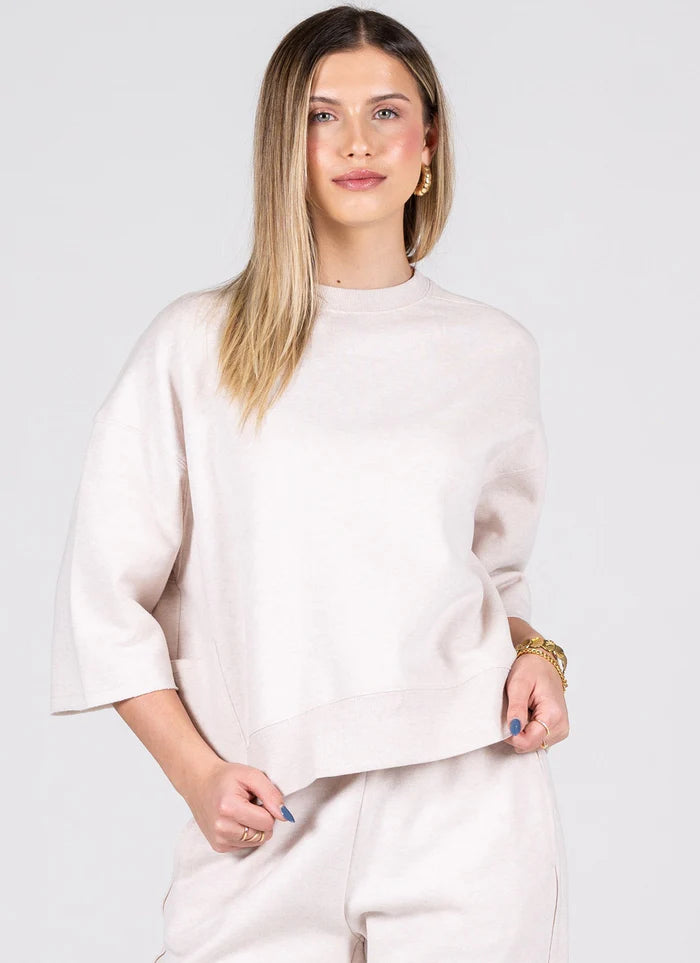 C'MOI-FLEECE TOP