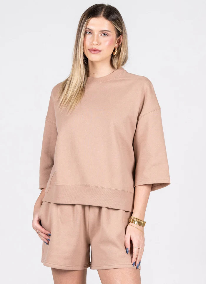 C'MOI-FLEECE TOP