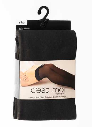 C'EST MOI-SHERPA LINED TIGHTS