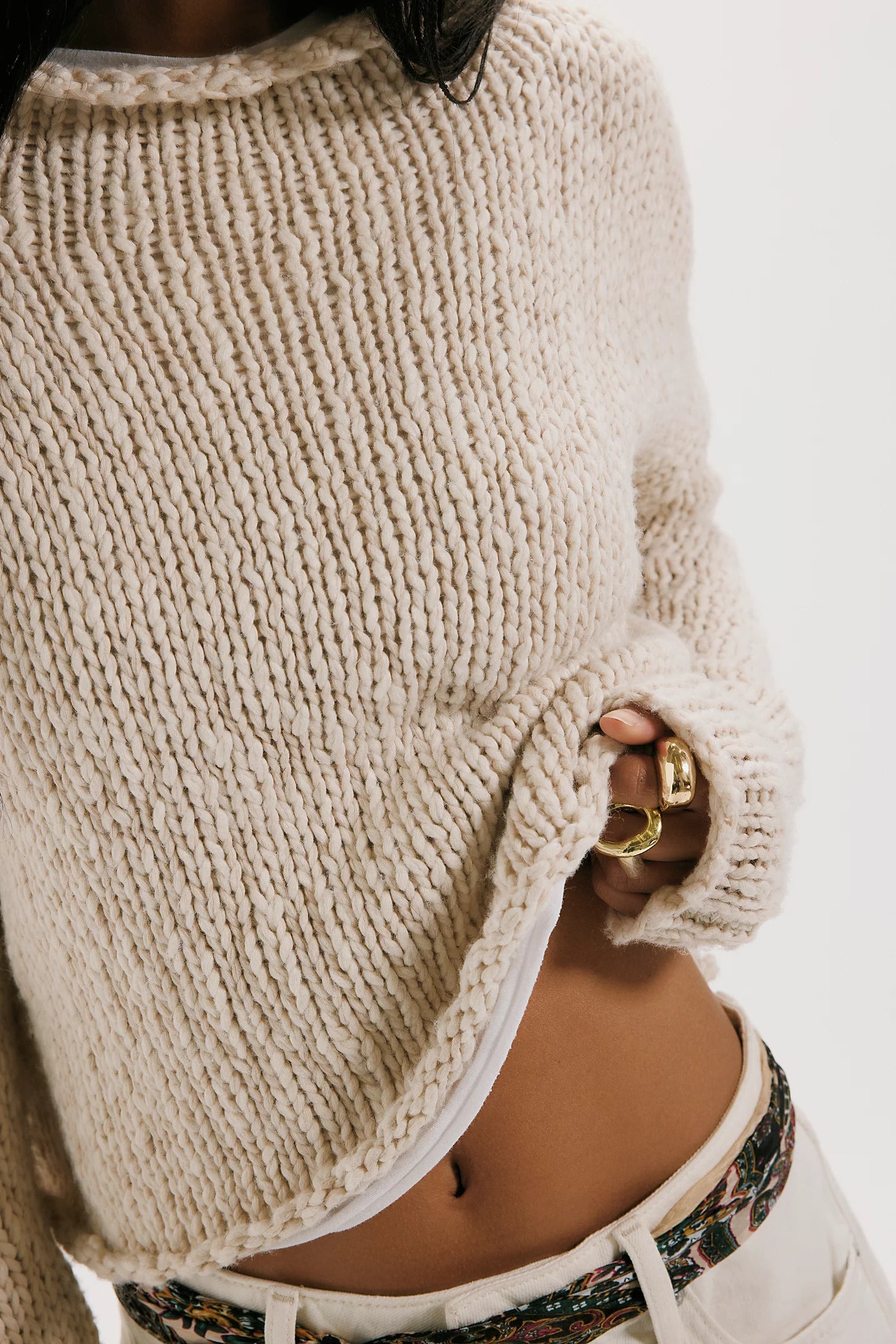 FREE PEOPLE-"OPAL" SWEATER