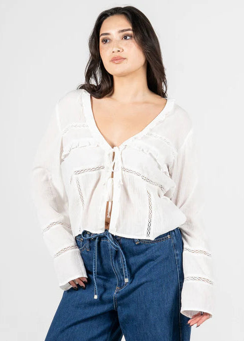 C'MOI- LONG SLEEVE BLOUSE