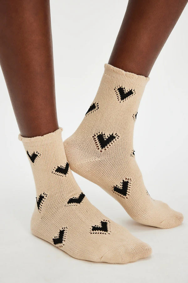 FREE PEOPLE-"CUPIDS BOW" SOCK