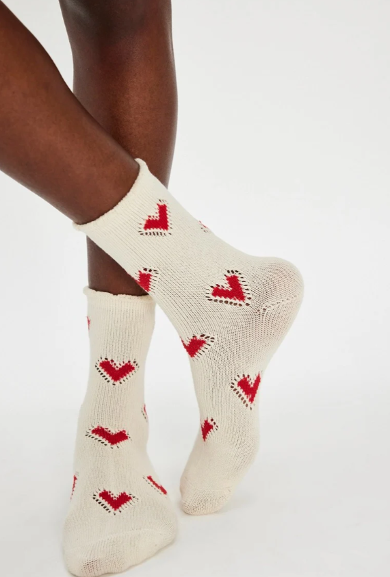 FREE PEOPLE-"CUPIDS BOW" SOCK