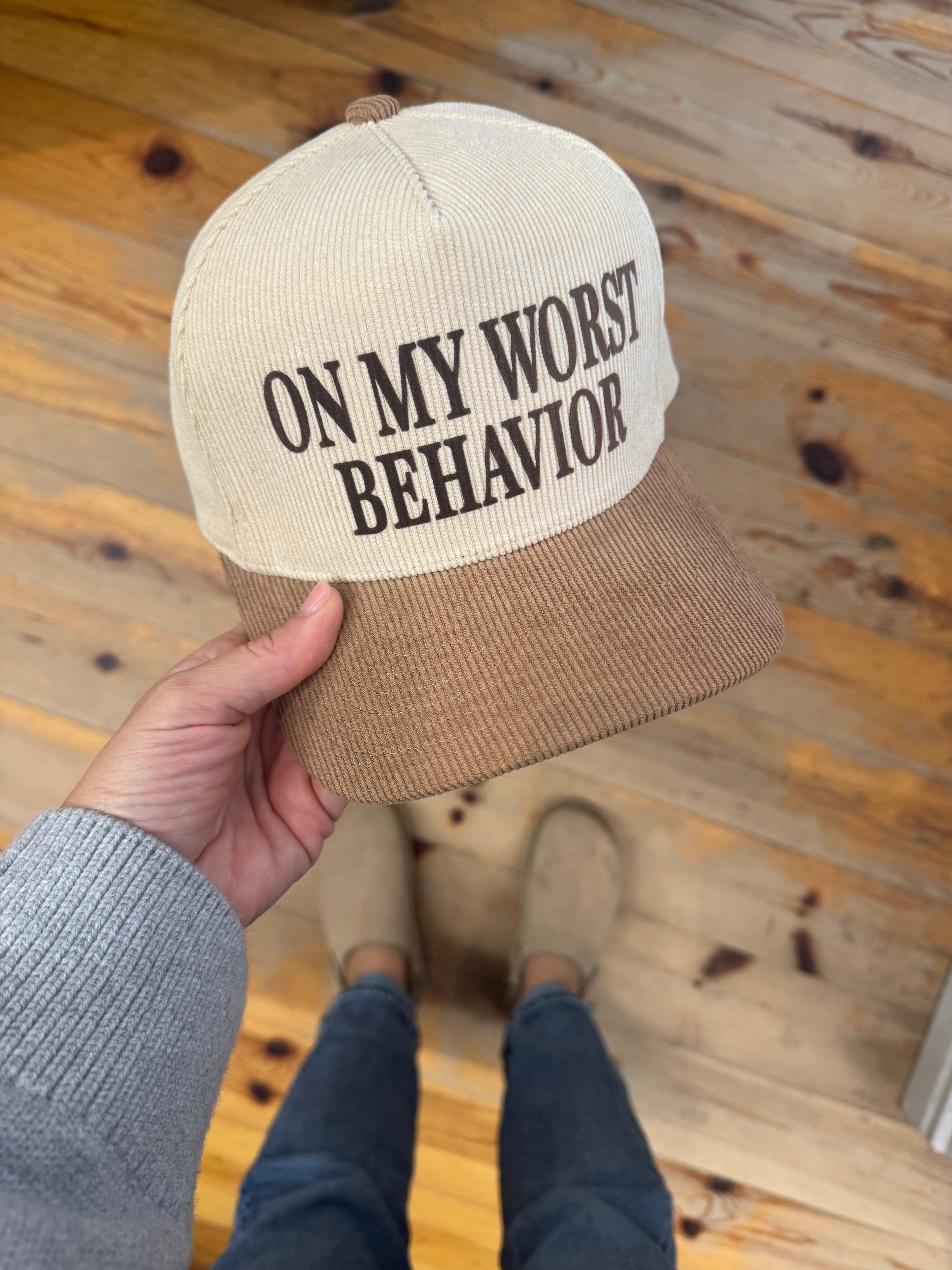 FASHION CITY-"ON MY WORST" HAT