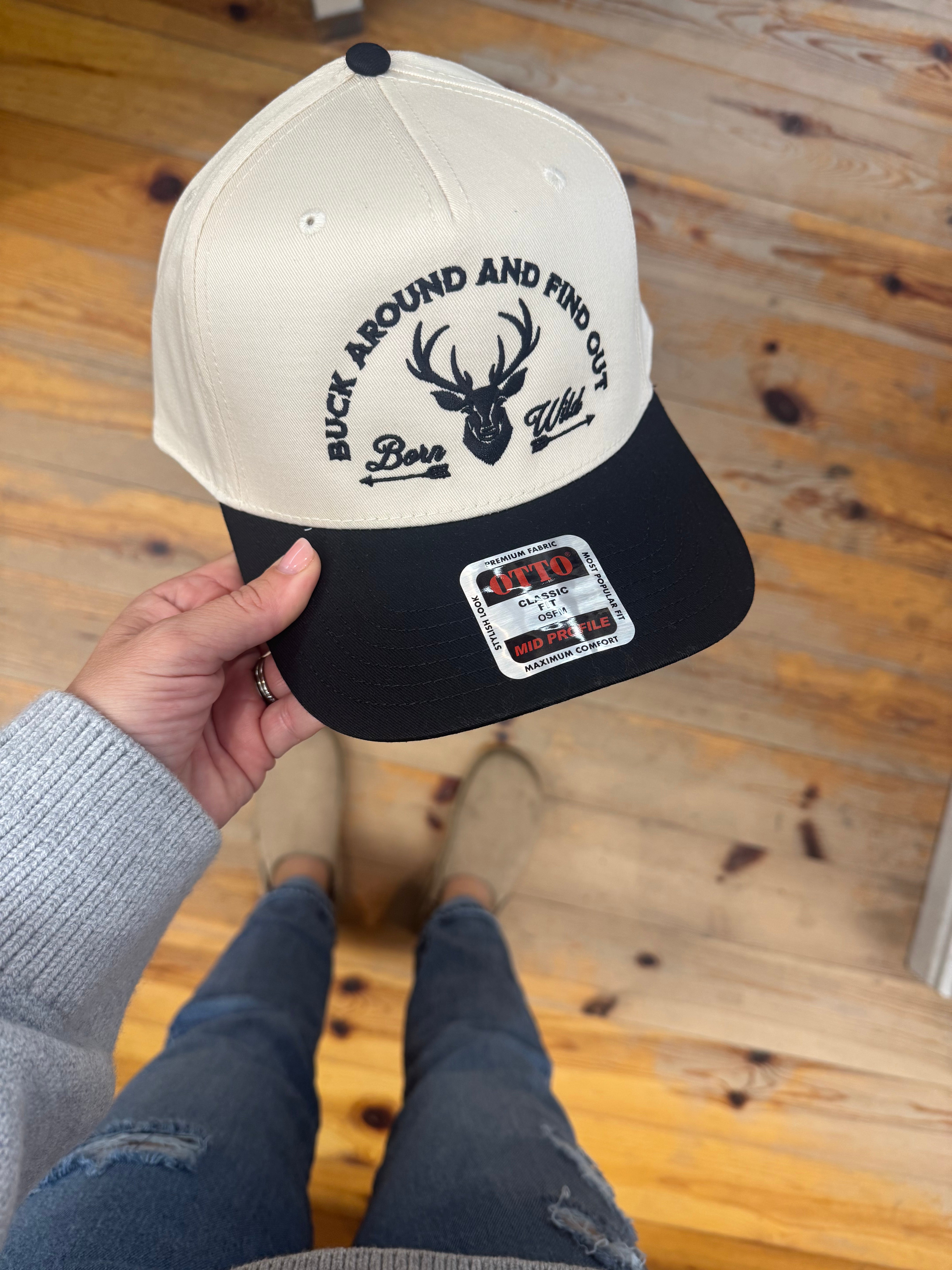 FASHION CITY-"BUCK AROUND" HAT