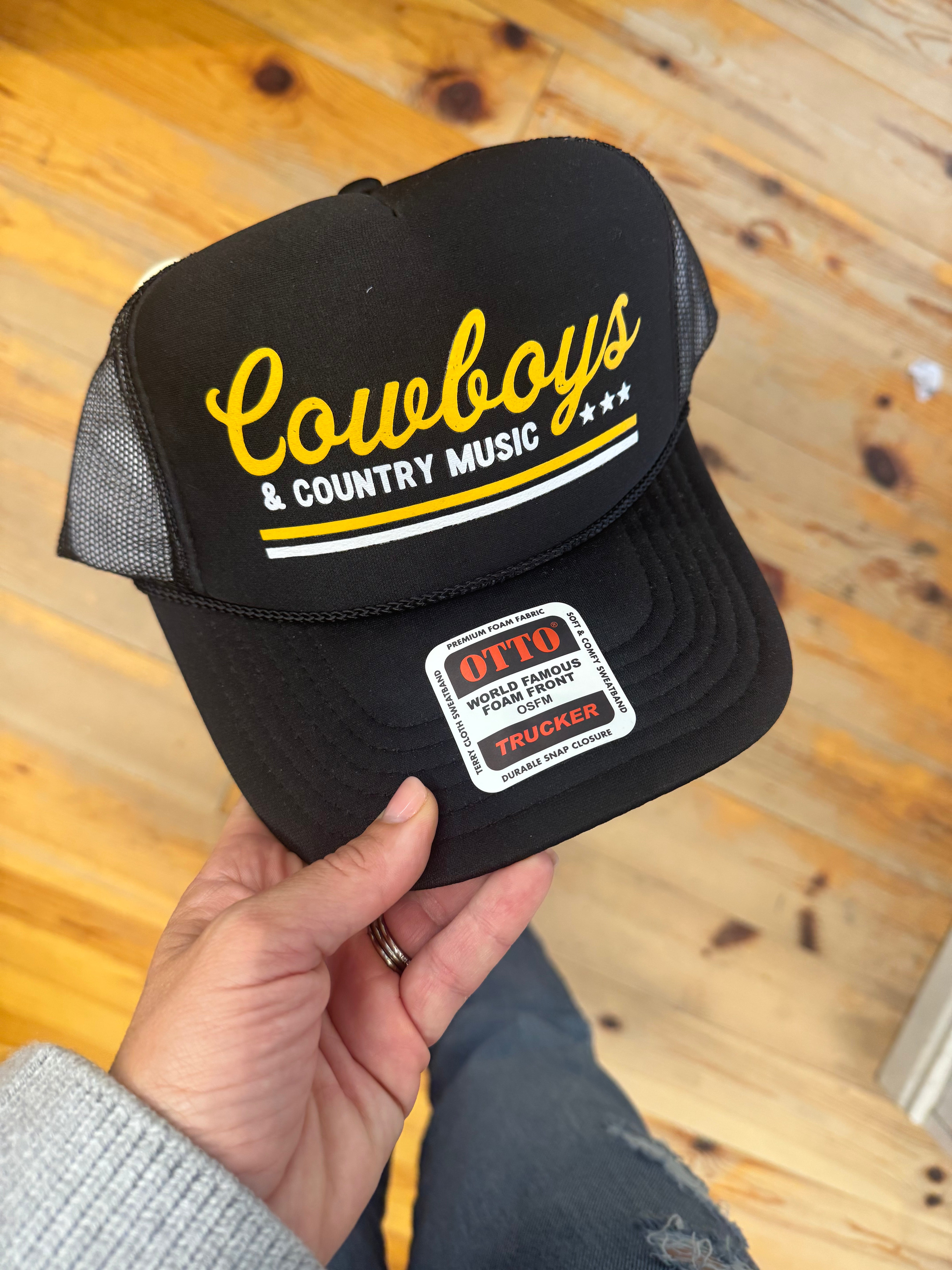 BLONDE-"COWBOYS & COUNTRY" CAP