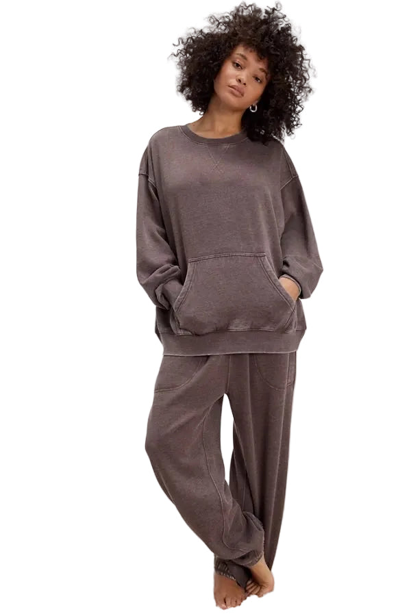 FREE PEOPLE-"SLOW IT DOWN" TOP