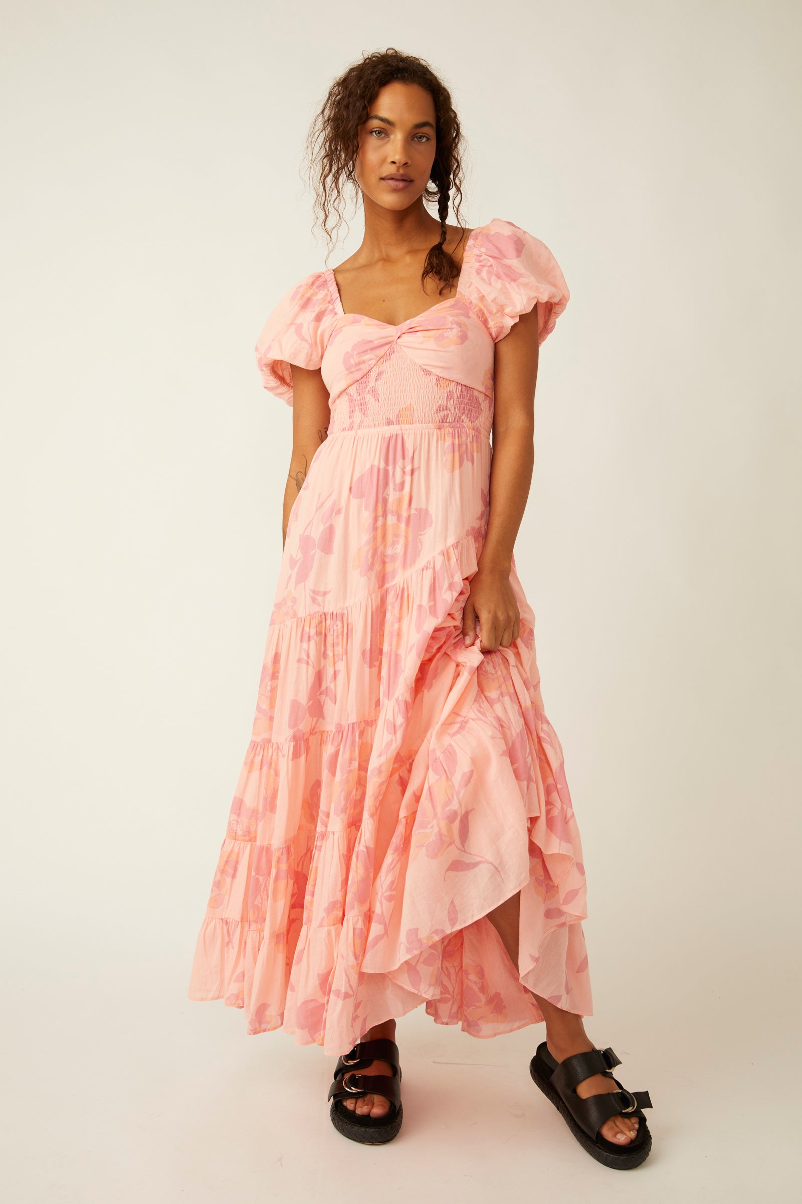 FREE PEOPLE-"SUNDRENCHED" DRESS