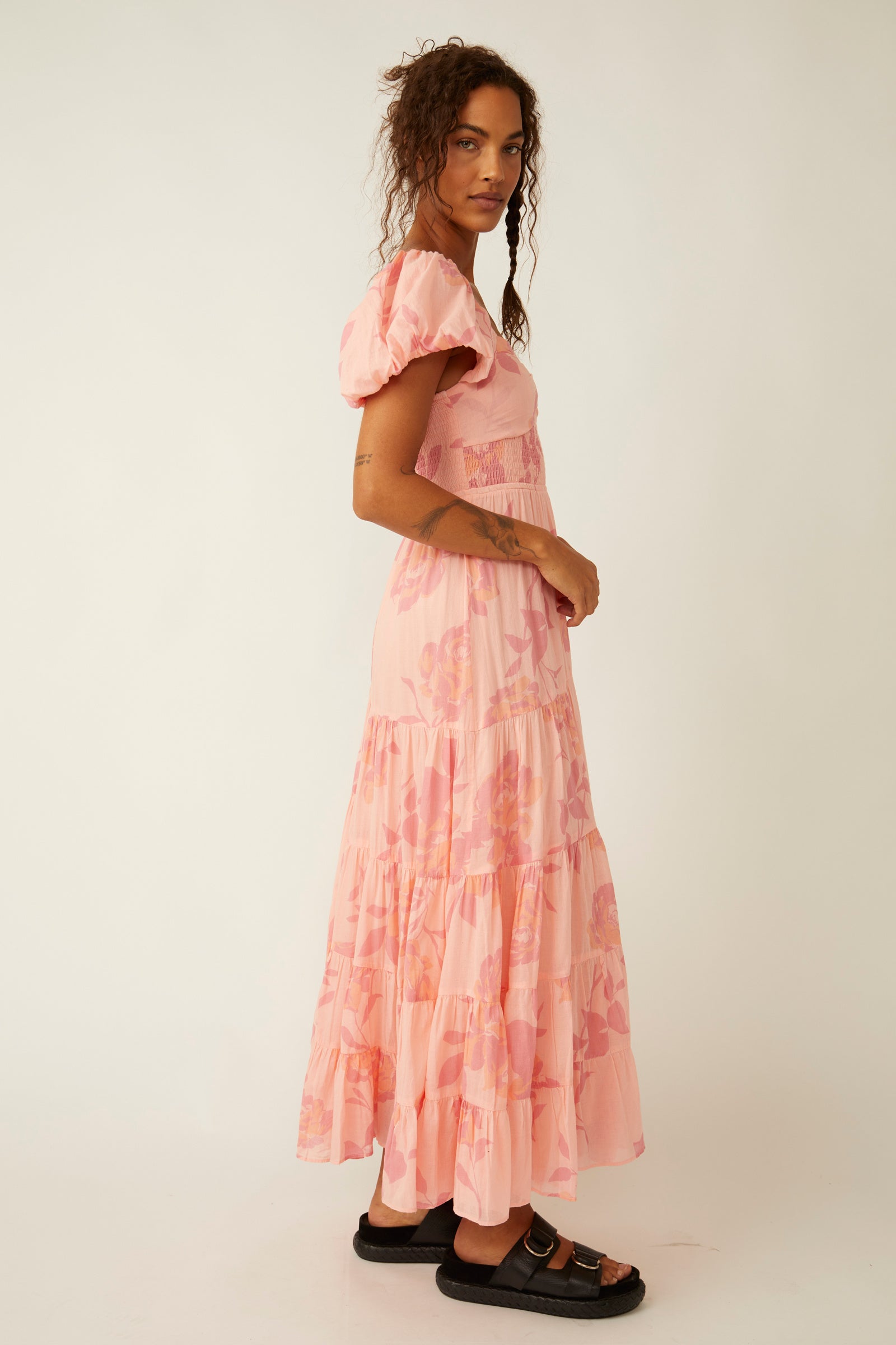 FREE PEOPLE-"SUNDRENCHED" DRESS