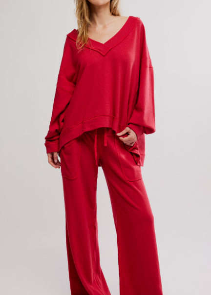 FREE PEOPLE-"STAYCATION" TOP