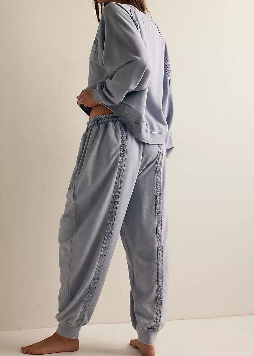 FREE PEOPLE-"COUCH CLUB"PJ SET