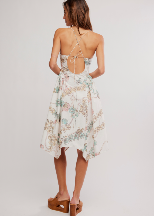 FREE PEOPLE-"CHERISH" MIDI DRESS