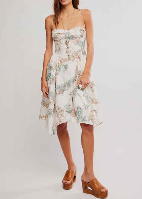 FREE PEOPLE-"CHERISH" MIDI DRESS