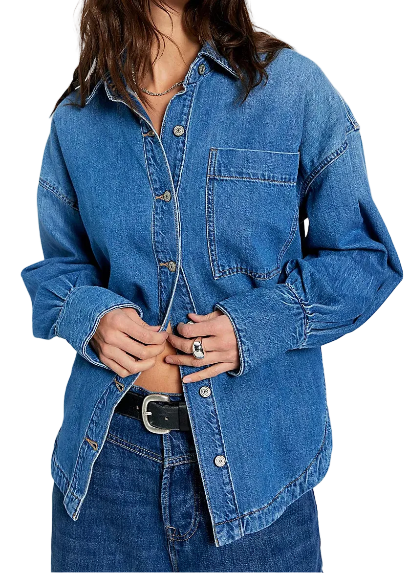 FREE PEOPLE-"ASHLEY" SHIRT