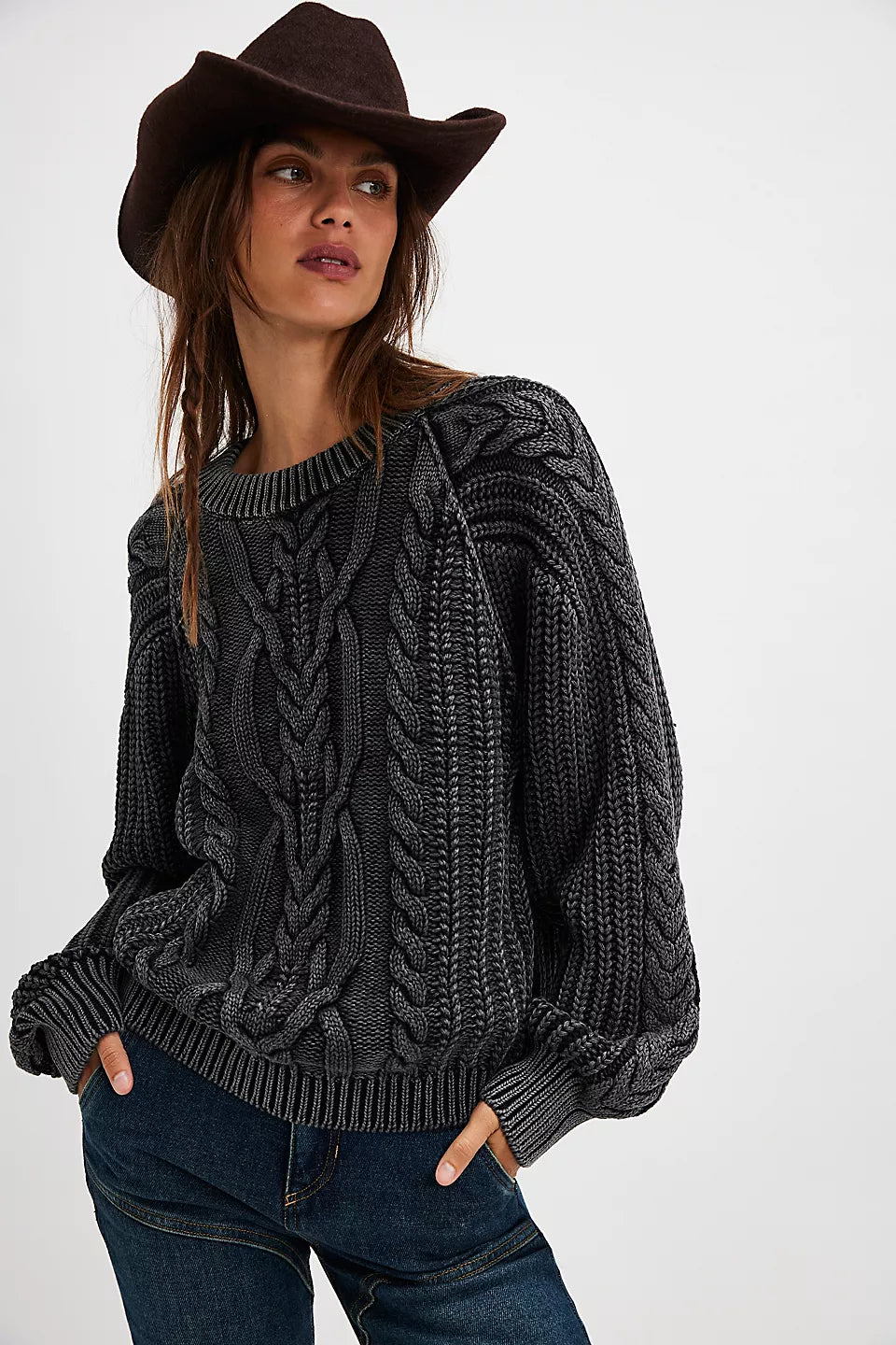 FREE PEOPLE-"FRANKIE" SWEATER