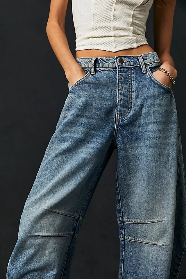 FREE PEOPLE-"GOOD LUCK" JEAN