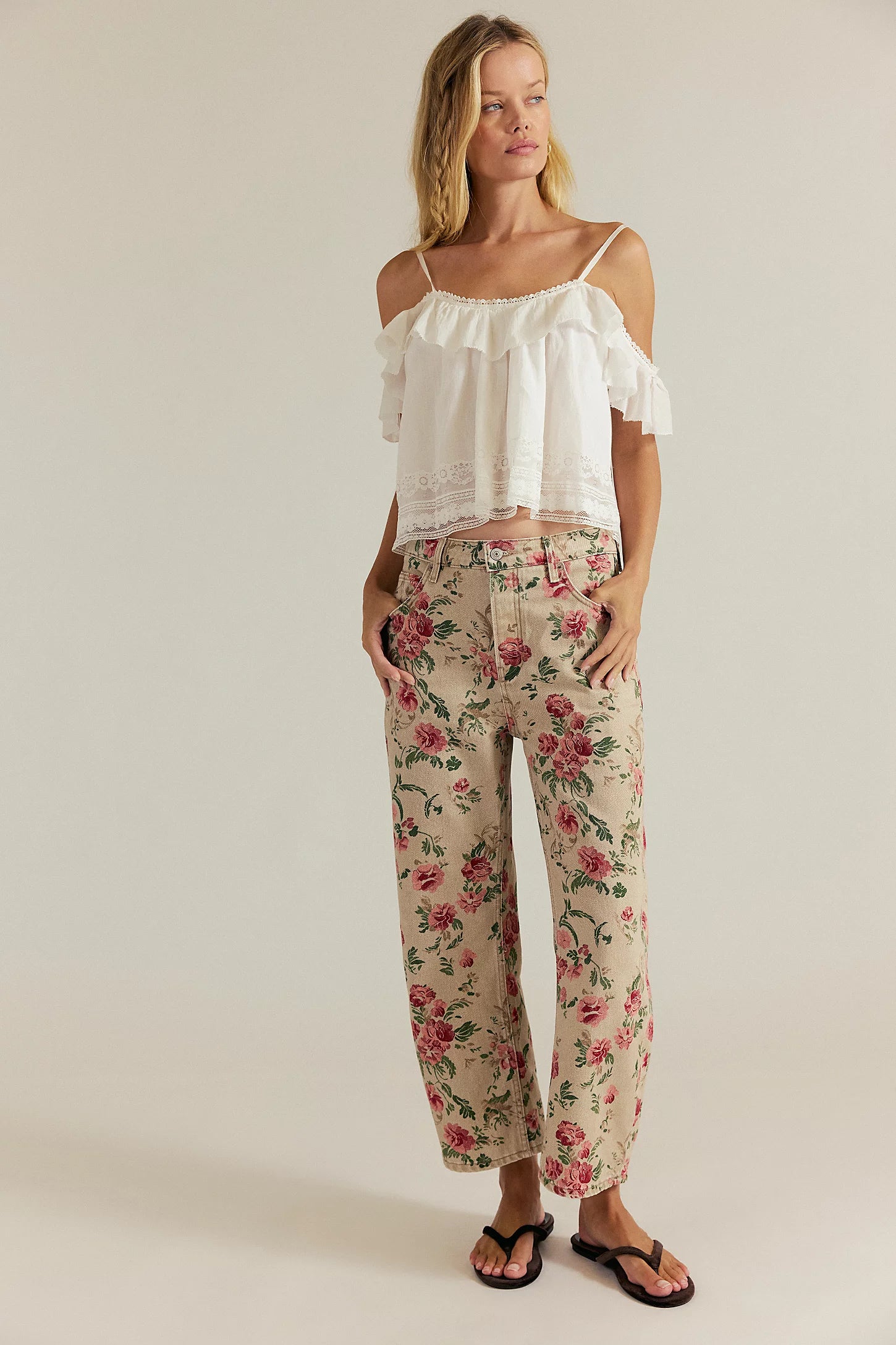 FREE PEOPLE-"DEEP TRANCE" PANT