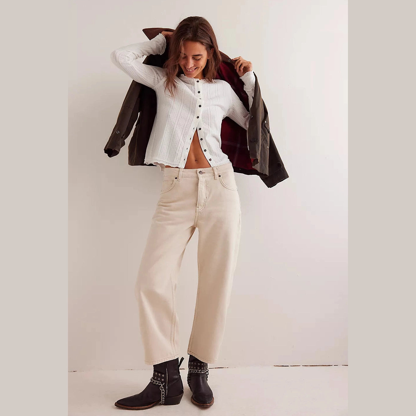 FREE PEOPLE-"DEEP TRANCE" PANT