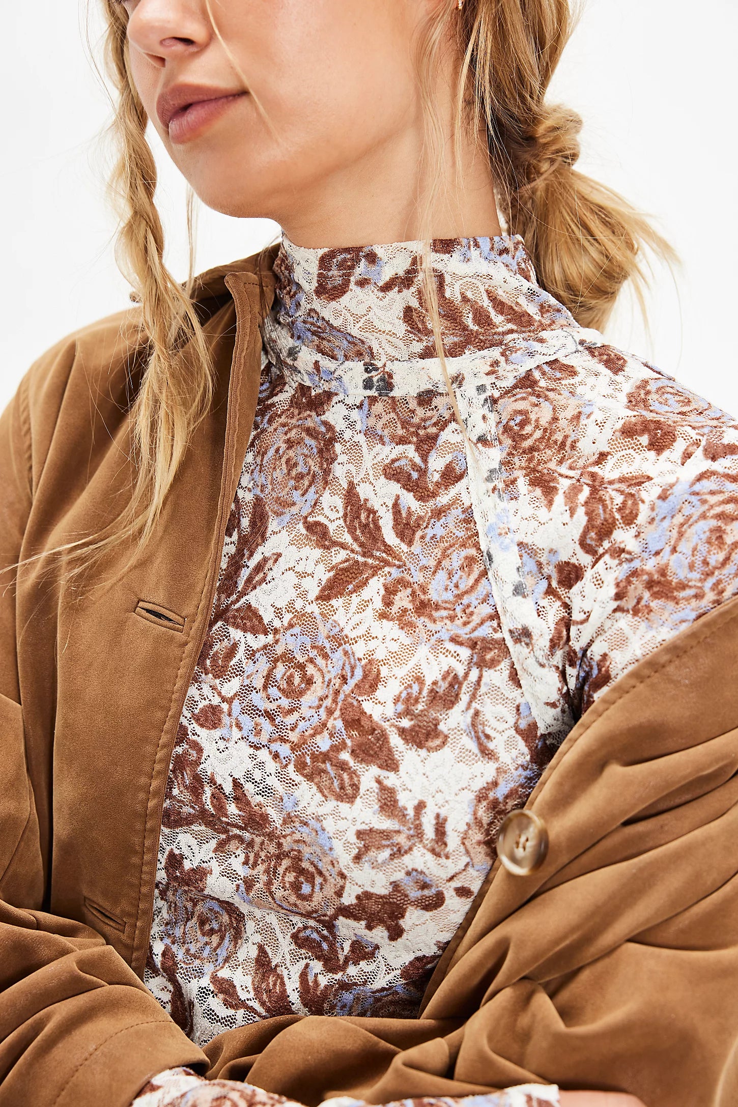 FREE PEOPLE-"LYRIC" TOP