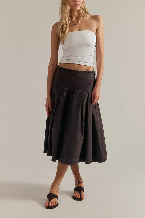 FREE PEOPLE-"SKIPPER" SKIRT