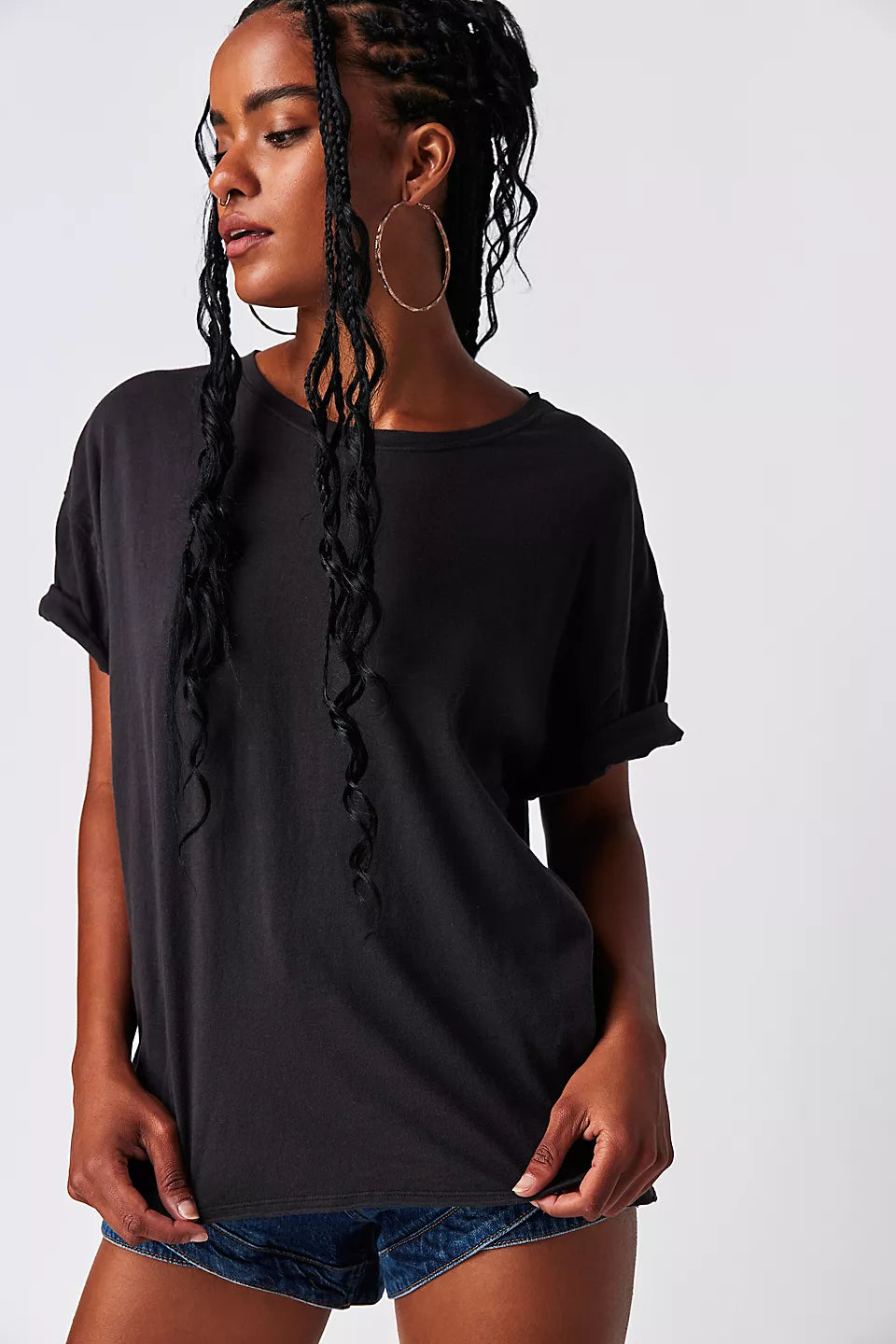 FREE PEOPLE-"NINA" TEE