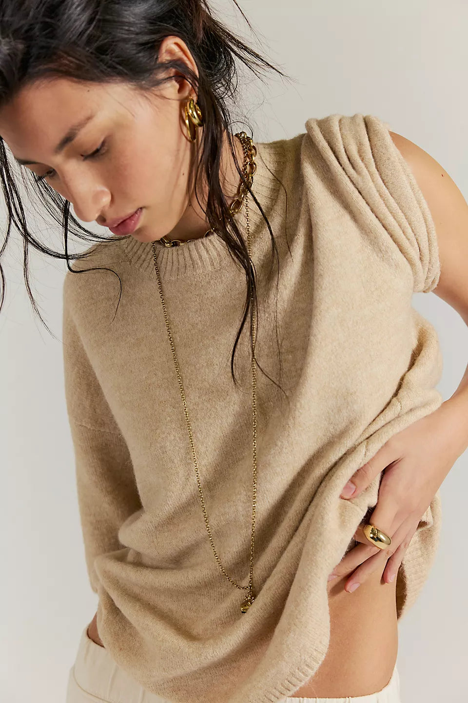 FREE PEOPLE-"MARGOT" SWEATER