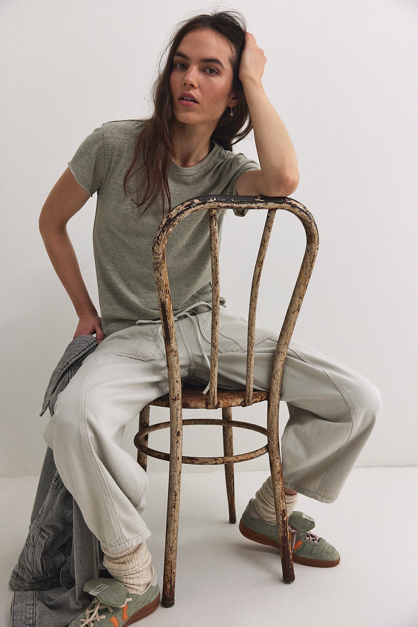 FREE PEOPLE-"NOVA" TEE