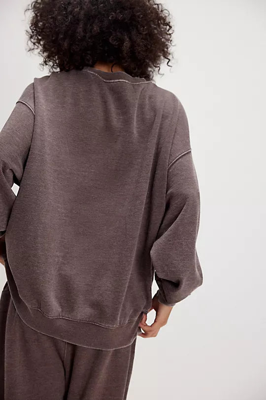 FREE PEOPLE-"SLOW IT DOWN" TOP