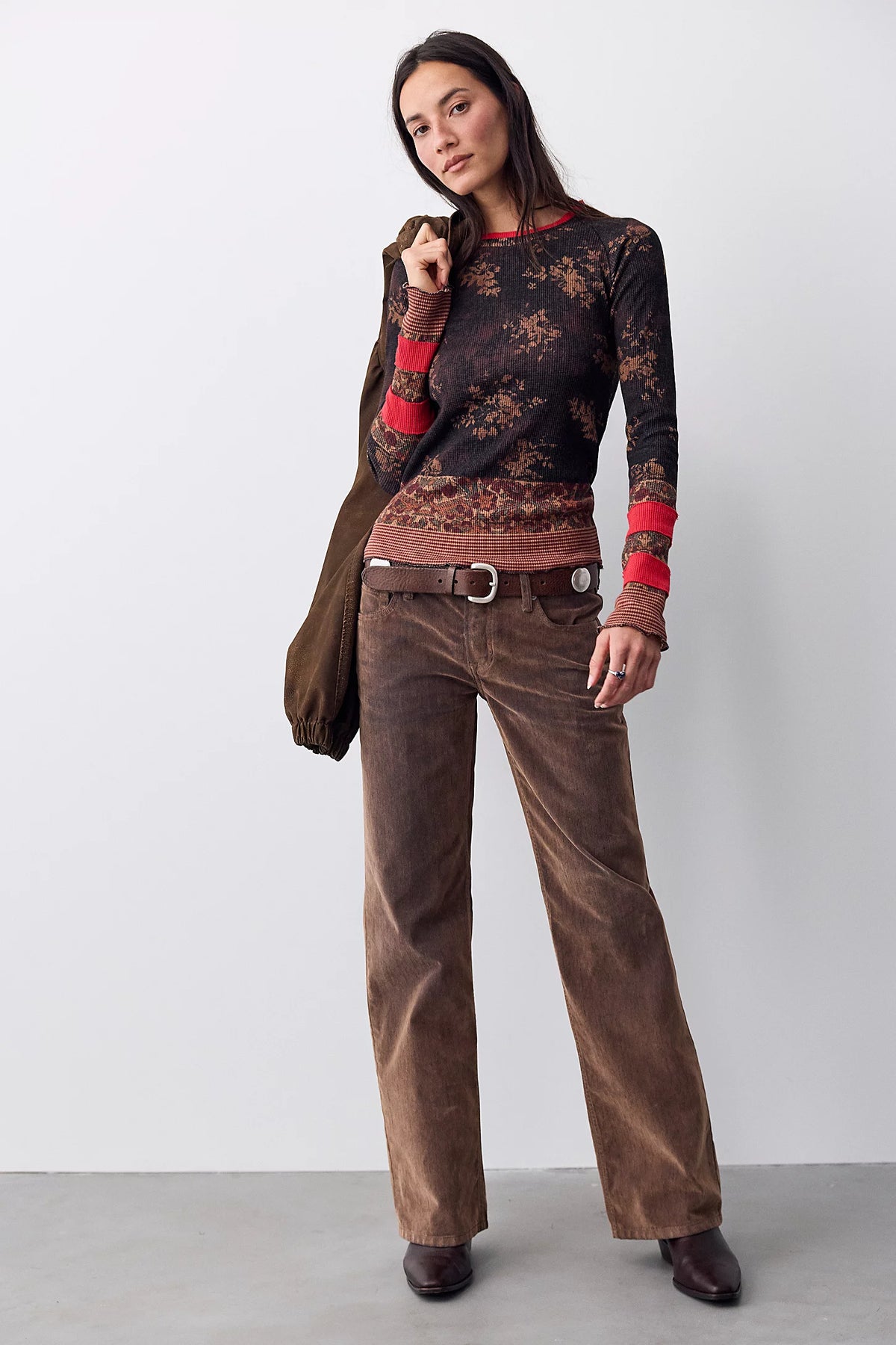 FREE PEOPLE-"EASY DOES IT" TEE