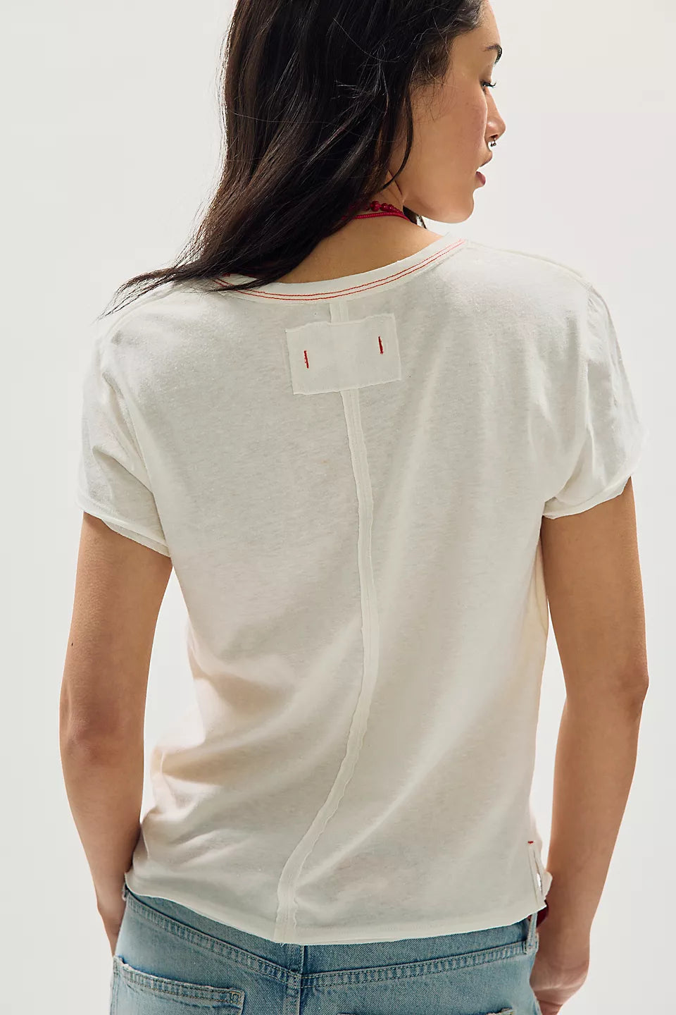 FREE PEOPLE-"NOVA" GRAPHIC TEE