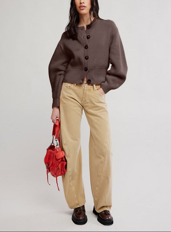 FREE PEOPLE-"VIENNA" CARDIGAN
