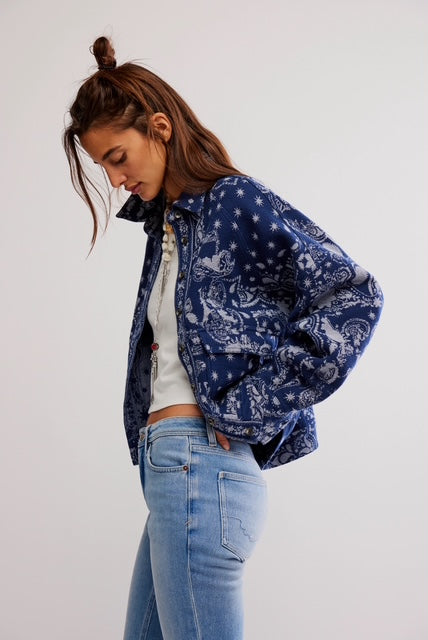 FREE PEOPLE-"BANDANA" SHIRT