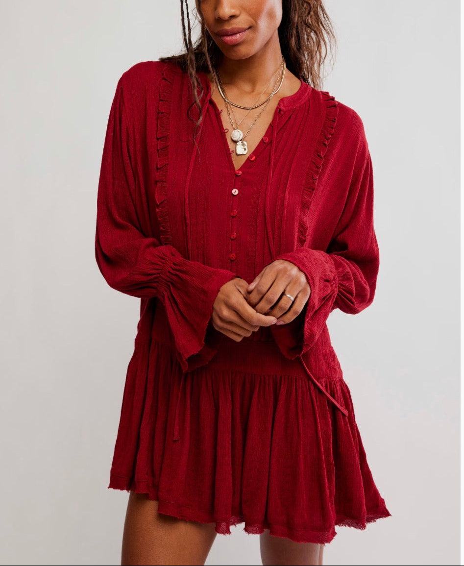 FREE PEOPLE-"HAUTE HEIRLOOM" DRESS