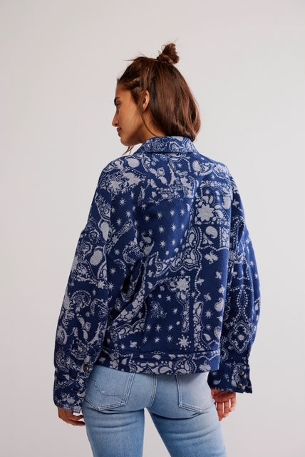 FREE PEOPLE-"BANDANA" SHIRT