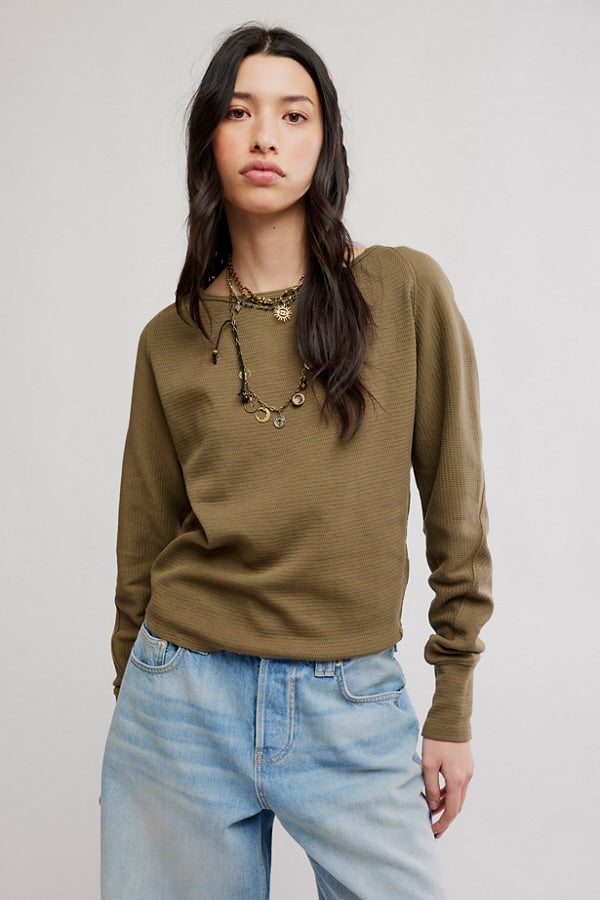 FREE PEOPLE-"JESS" TEE